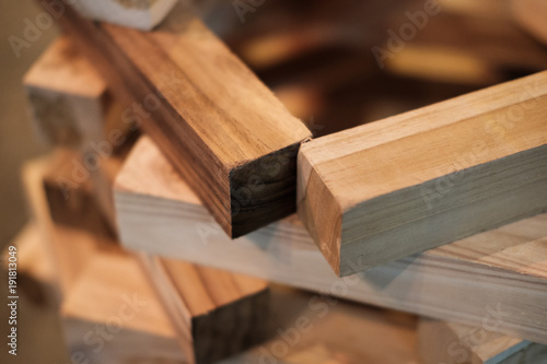 Wooden bricks game