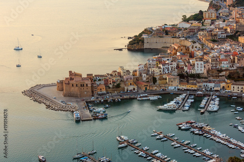 Castellammare del Golfo sea bay, Sicily, Italy