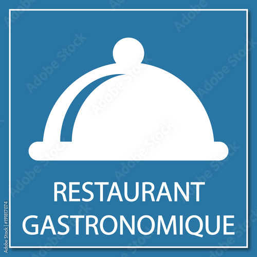 Logo restaurant gastronomique.