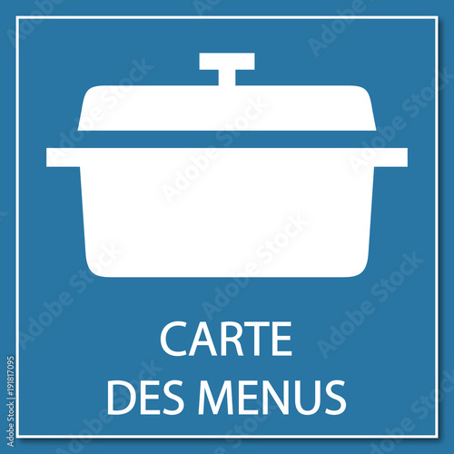 Logo carte des menus.