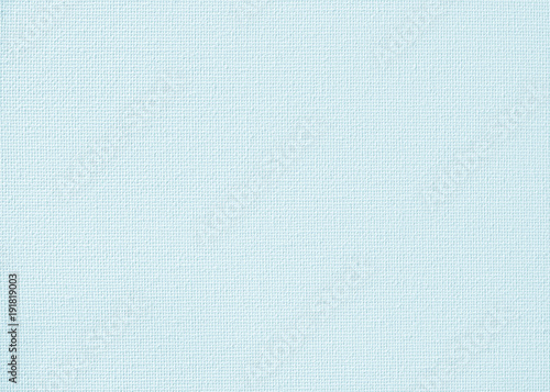 Canvas burlap natural fabric pattern background for painting in pastel teal blue color
