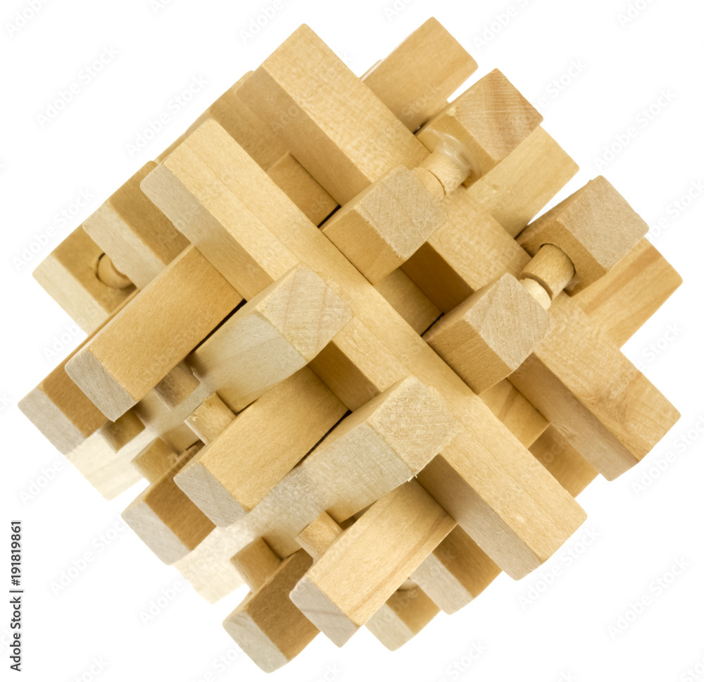 pendulum reality puff casse-tête chinois en bois, puzzle adulte Stock Photo | Adobe Stock