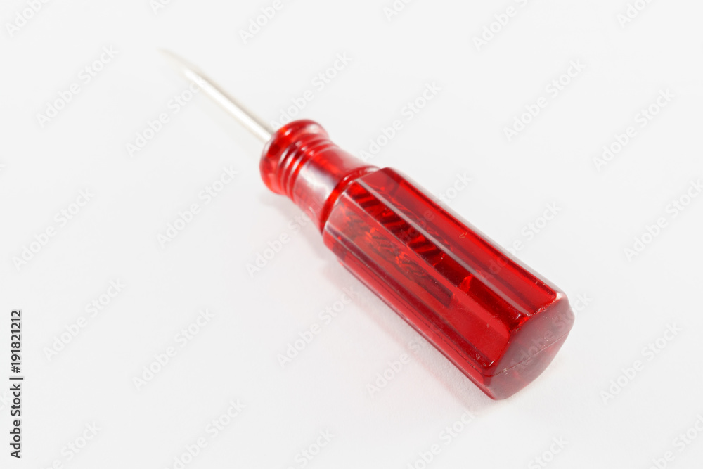 red handled screwdriver red handled screwdriver