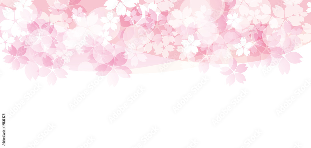 桜たくさん ピンク 三