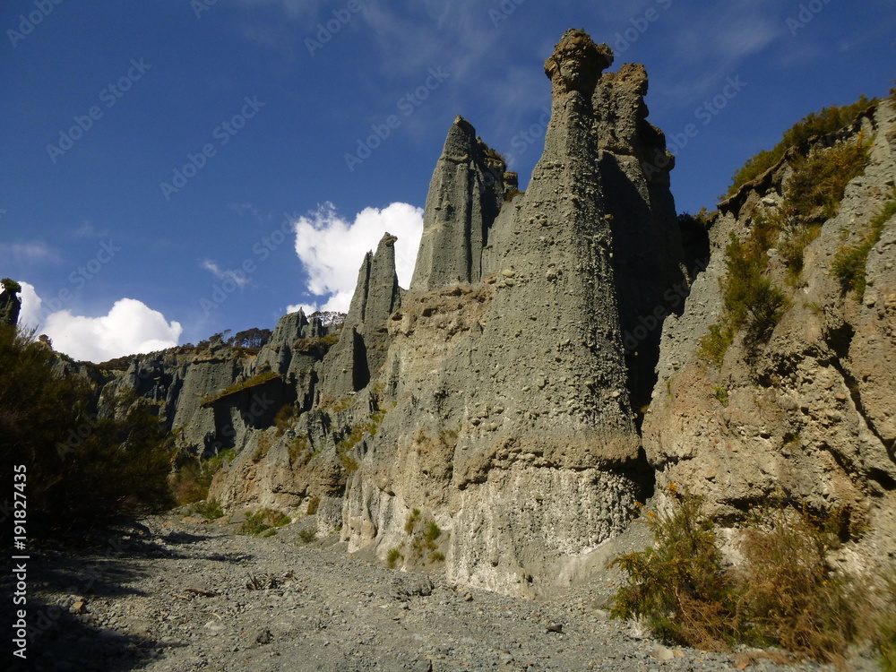 Pinnacles rock formations