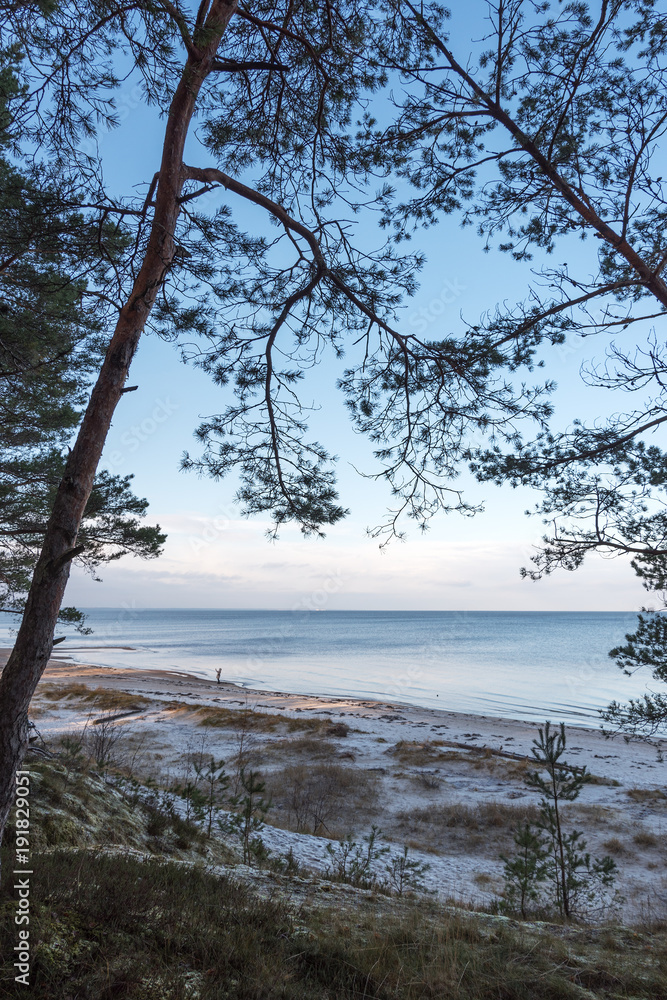 Still water in gulf of Riga, Baltic sea. Still water in gulf of Riga, Baltic sea.