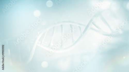 clear DNA strand photo