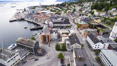 Fotografie Town centre of Molde, Norway