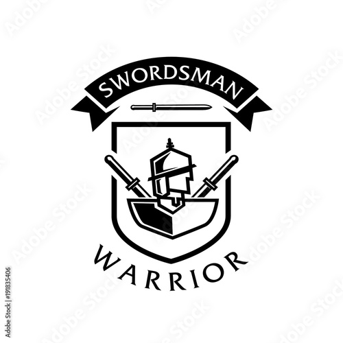 swordsman warrior logo