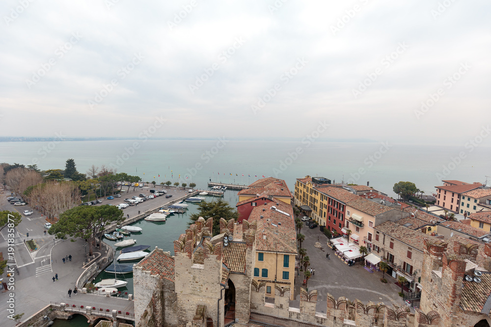Obraz premium sirmione seen from above