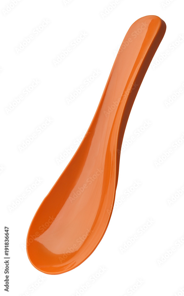 Plastic Spoon on white background with clipping path. Plastic Spoon on white background with clipping path.