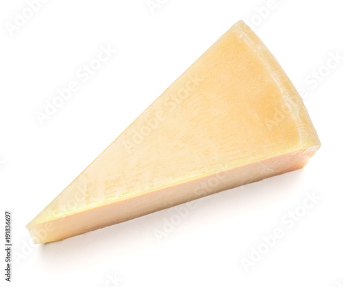 cheddar cheese isolated on white background