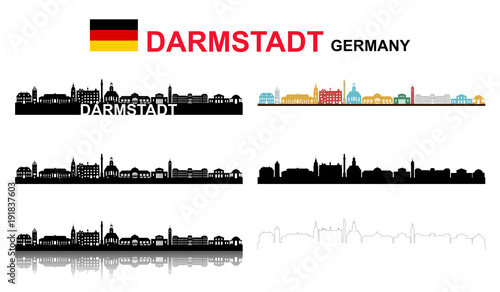 Darmstadt, großes Set