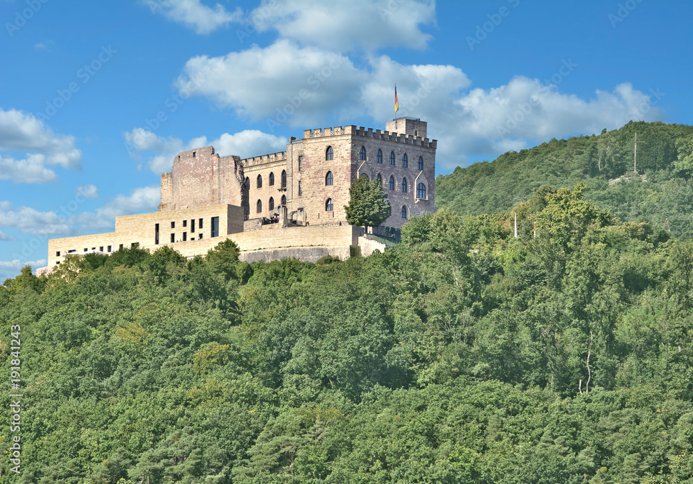das Hambacher Schloss bei Neustadt an der Weinstrasse,Rheinland-Pfalz,Deutschland