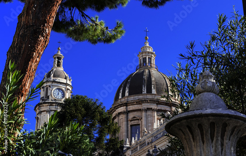 Catania (Sicily - Italy) the Cathedral of s. Agatha photo