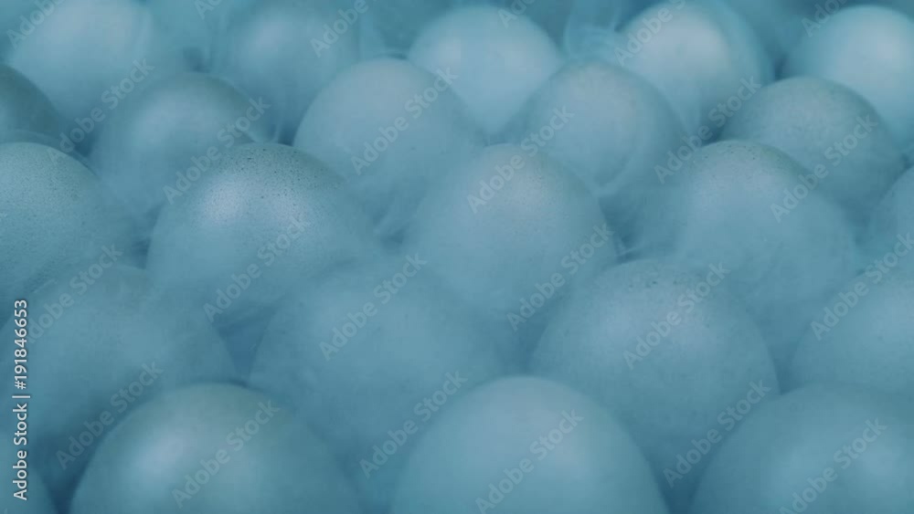Frozen Eggs With Chilled Vapor Cooling Them Frozen Eggs With Chilled Vapor Cooling Them