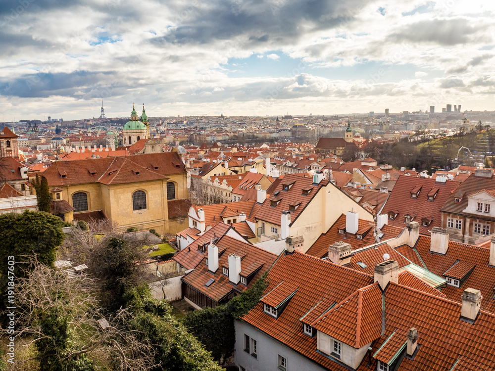 View of Old Prague from Prague Castle View of Old Prague from Prague Castle