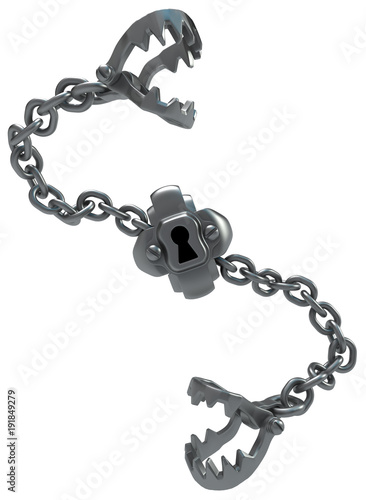 Chain Jaws Clamps Lock
