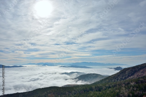 Sea of clouds at Norikura National Park in Nagano Japan