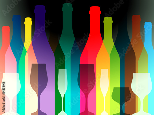 Wine background vector