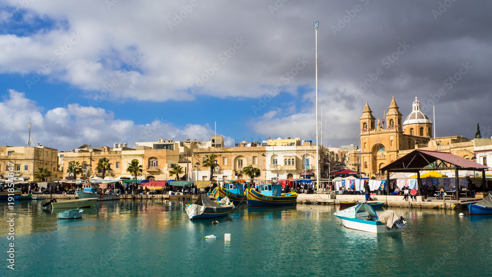 Hafen von Marsaxlokk auf Malta
