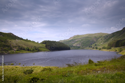 View of Haweswater reservoir in Mardale valley, Cumbria, UK