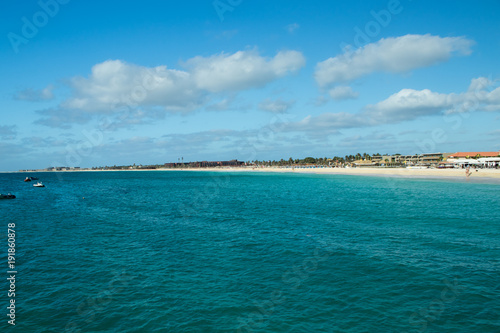 Fototapeta Naklejka Na Ścianę i Meble -  Strandlandschaft Capo Verde, Insel Sal