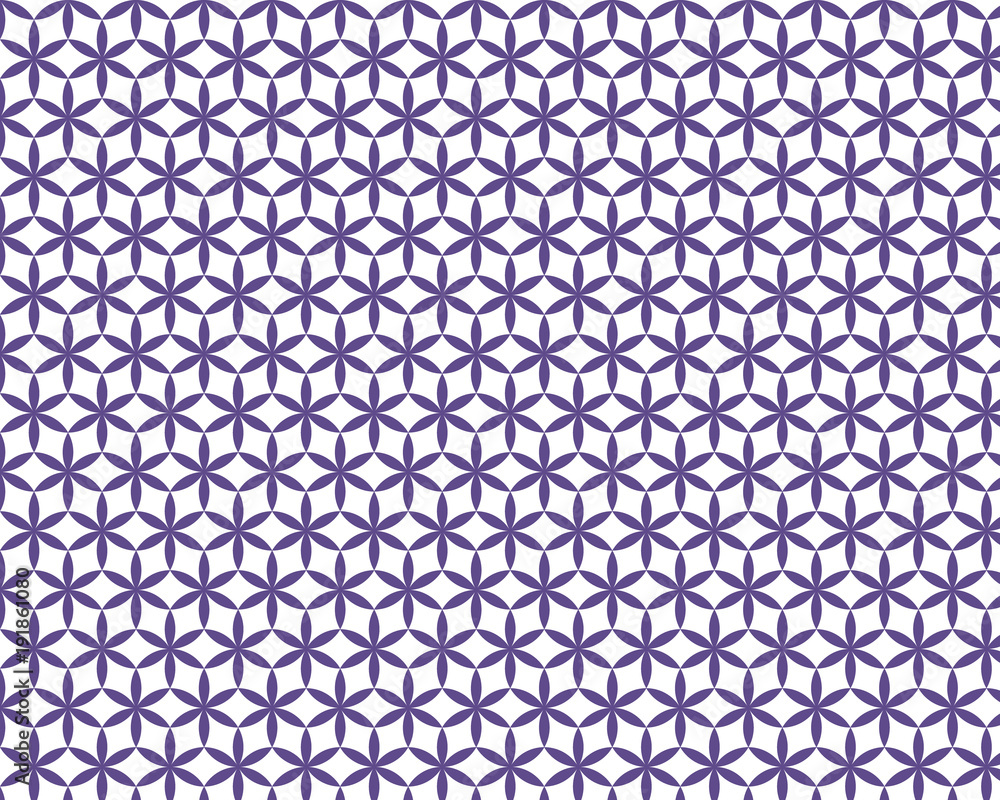 Violet flower pattern