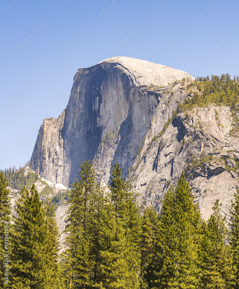 half dome at on sunny day,Yosemite National park California,usa. half dome at on sunny day,Yosemite National park California,usa.