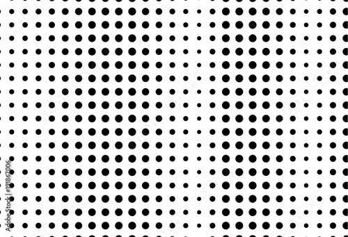 Abstract futuristic halftone pattern. Comic background. Dotted backdrop with circles  dots  point large scale.
