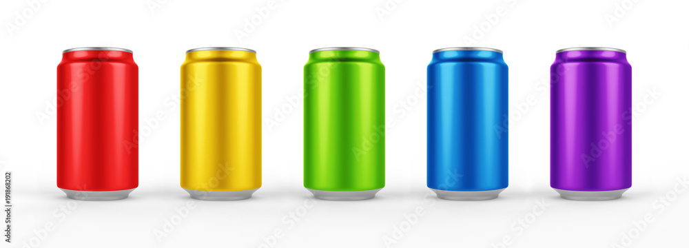 Empty beer tin packing mock up set, isolated. Beverage drink soda can isolated on background. Packaging design template. Plain fizzy pop bank package branding. Empty beer tin packing mock up set, isolated. Beverage drink soda can isolated on background. Packaging design template. Plain fizzy pop bank package branding.