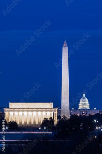 Washington DC monuments, Lincoln, Washington, The Capitol Building