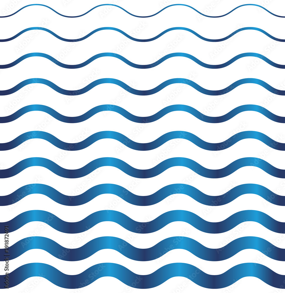 Seamless pattern on white background.. Blue light and dark wave pattern for fabric. Wave pattern template. Seamless pattern on white background.. Blue light and dark wave pattern for fabric. Wave pattern template.