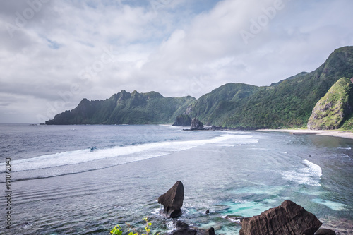 Road to heritage village of Chavayan, Sabtang, Batanes, Philippines photo