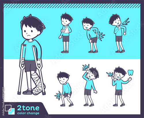 2tone type blue clothing boy_set 08