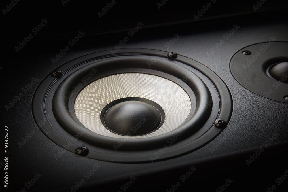 Black music speaker Black music speaker