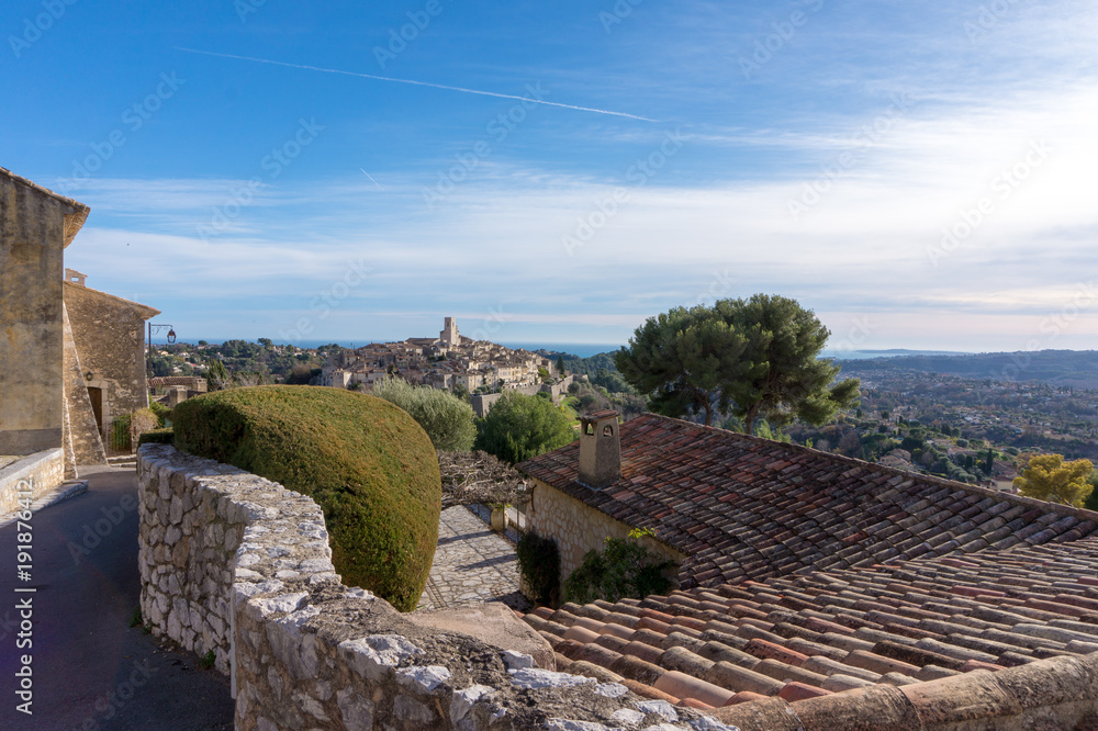 view of Saint Paul de Vence, France