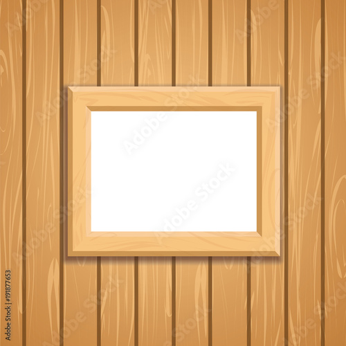Wooden Frame Mockup Template