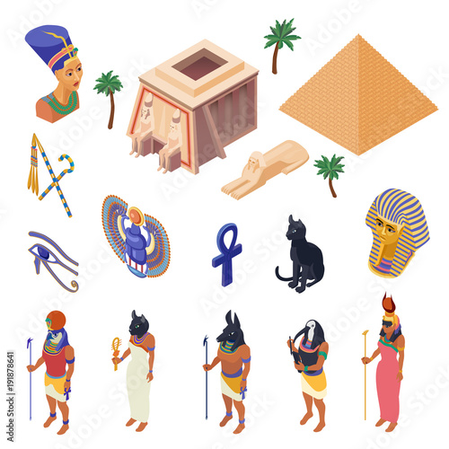 Egypt Isometric Set