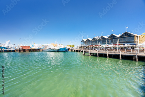 Fishing Boat Harbour is a popular destination for tourists and locals alike in Fremantle, Perth, Western Australia, Australia. Photographed: January 8th, 2018.