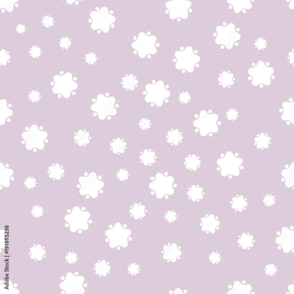 Seamless vector pattern white flovers pink. Seamless vector pattern white flovers pink.