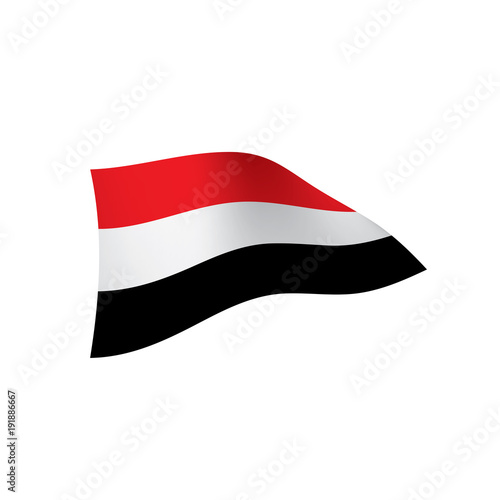 Free Download Yemeni flag, vector illustration - GFXLoad
