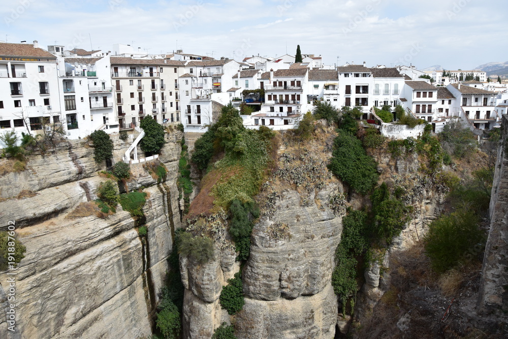Die Klippen von Ronda in Spanien 