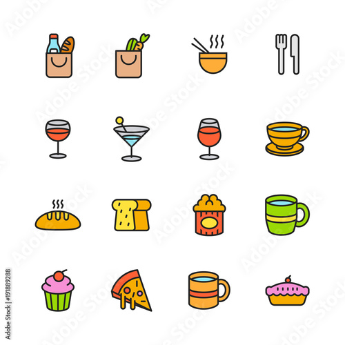 Paforo Icon Set: Food
