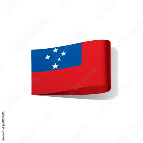 Free Download Samoa flag, vector illustration - GFXLoad