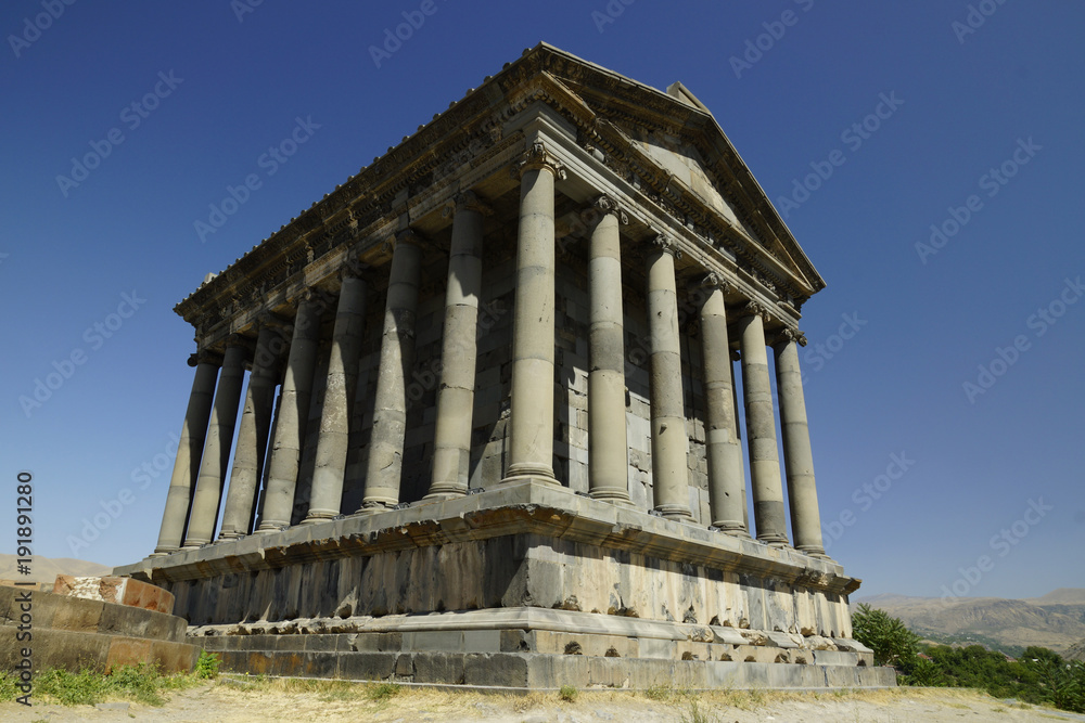 Hellenic style Garni temple in Armenia.
