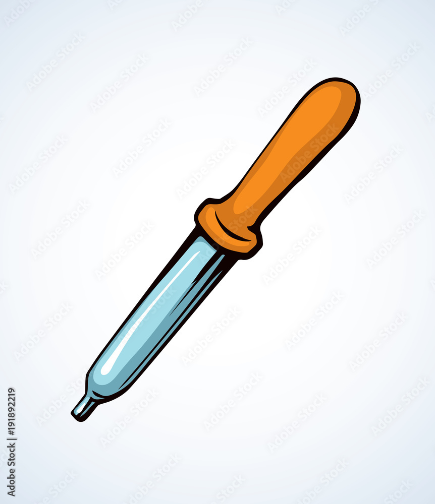 Pipette. Vector drawing Pipette. Vector drawing