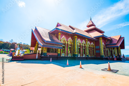 Beautiful Thai church in Prayodkhunpol Wiang Kalong temple photo