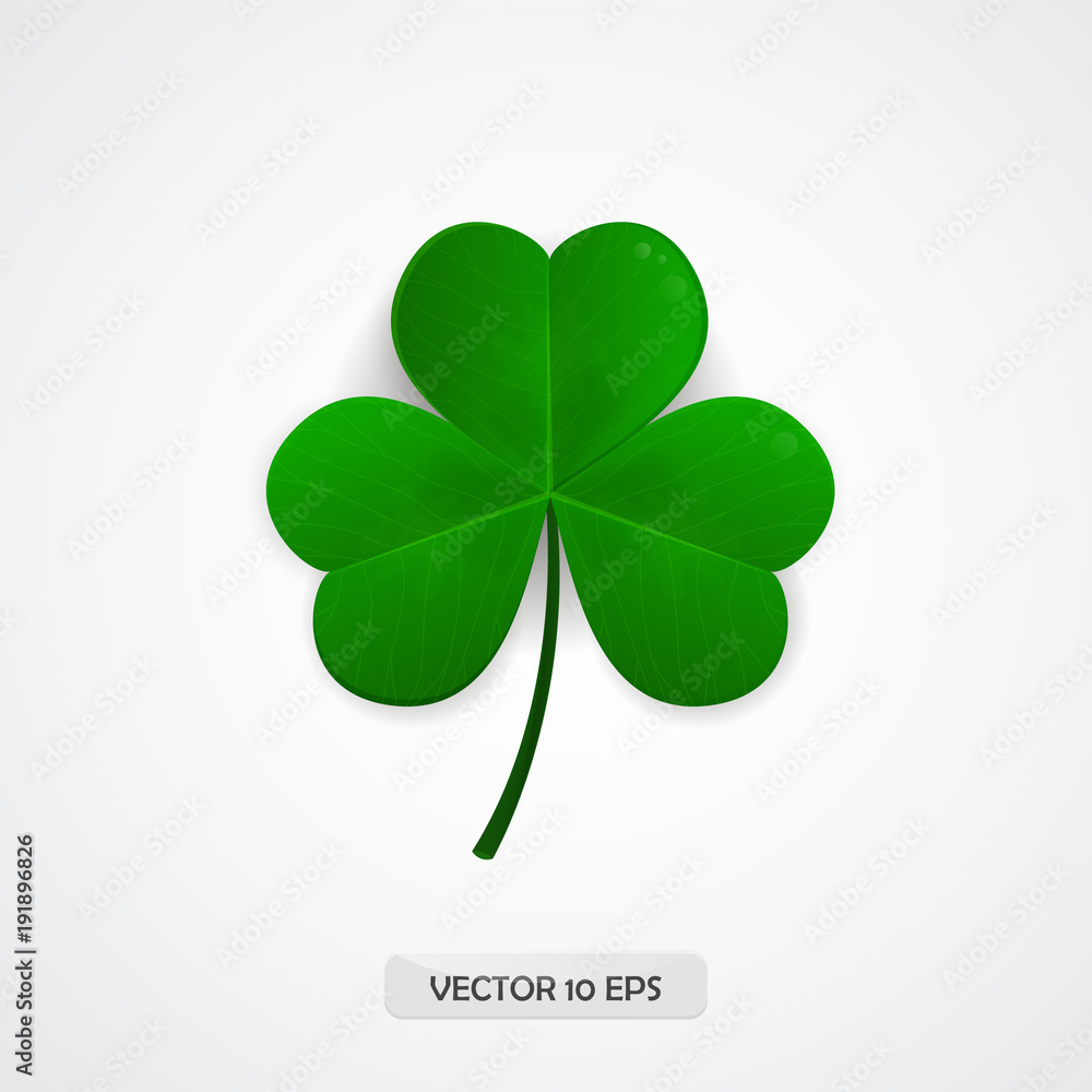 Shamrock. Clover icon. Patrick day symbol. Vector Shamrock. Clover icon. Patrick day symbol. Vector