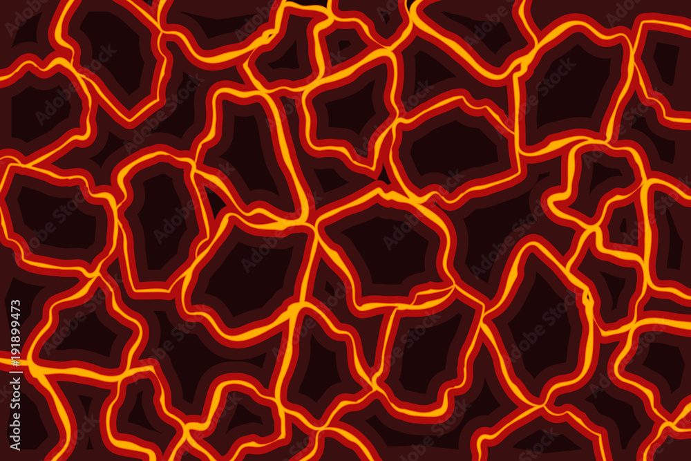 Lava pattern. Vector. Stock Vector Adobe Stock